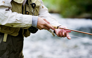 Enjoy fishing