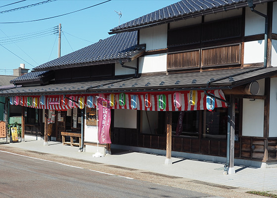 Temple Town Tamari Station on Teramachi Street